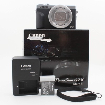 * OPEN BOX EXCELLENT * Canon PowerShot G7 X Mark III Digital Camera (Silver)