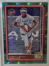 2023 Panini Donruss WNBA Sydney Colson #9 Indiana Fever Green Laser 109/125!!!