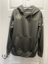 Army Performance Green Hoodie Sweatshirt Adult Size Large