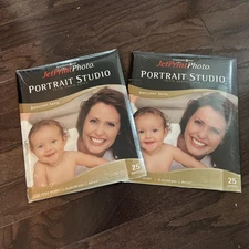 TWO PACKS Intl Paper Portrait Studio Brilliant Satin Photo  NEW 8.5 x 11