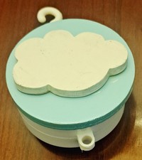 Vtg Replacement For Nursery Originals Wind Up Spinning Music Box For Baby Mobile