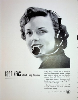 Original Vintage TELEPHONE Ad: Ft. Bell Telephone System, Telephone Service