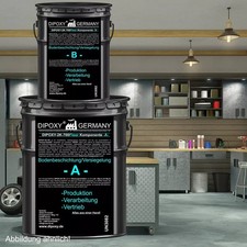 résine époxy peinture pour sol revetement de sol, beton epoxy 45kg / 225m² 2K