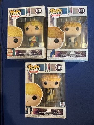 BTS Kpop Funko Pops Jin (104) Jimin (101) RM (104) OVP
