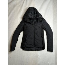 Lululemon Flurry Fighter Jacket Black Primaloft Insulated Hooded Size 10 LW4BT6S