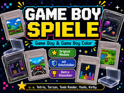 Nintendo Game Boy Spiele Auswahl Klassiker Tetris Tarzan Super Mario Kid Icarus