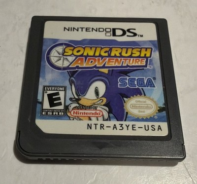 Sonic Rush Adventure (Nintendo DS, 2007) Cleaned & Tested (D085)