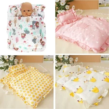 New sleeping bag and pillow Fit 32 cm Doll Accessories