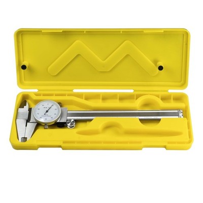 0-6'' 4 Way Dial Caliper .001'' Shock Proof Imperial Carbon Steel