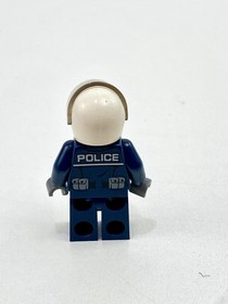 Lego 60049 60046 - City Policeman Dark Blue Jacket Zipper Minifig - 2014