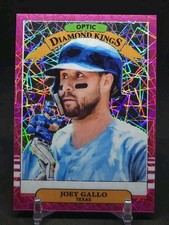 2019 Panini Donruss Optic Joey Gallo Diamond Kings Pink Velocity Prizm /199 #15