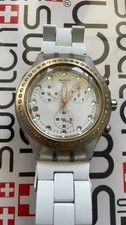 Swatch Marvelous Yellow SVCK4068AG Irony Diaphane 43mm Full Blooded Excellent
