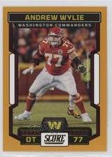 2023 Score Gold Andrew Wylie #300 0d7t