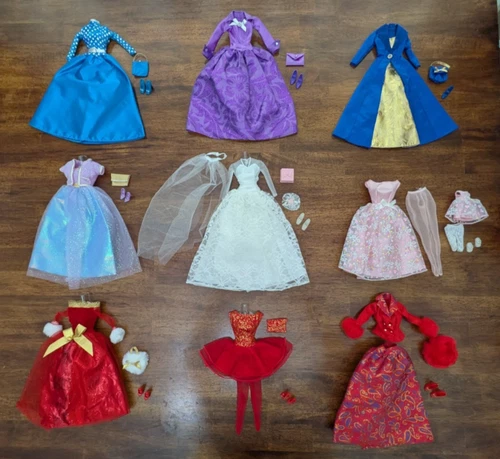You Pick! VTG 1990s BARBIE FASHION AVENUE Outfits Clothes Set Wedding Gown EUC