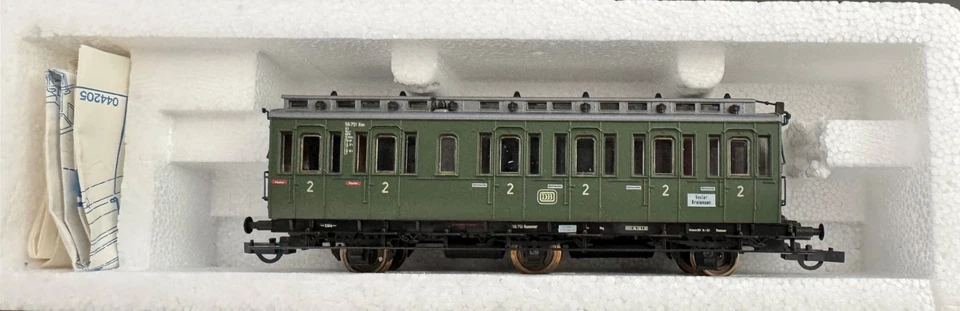 Roco H0 44222A Personenwagen - Abteilwagen 2. Klasse, DB, Epoche III, in OVP