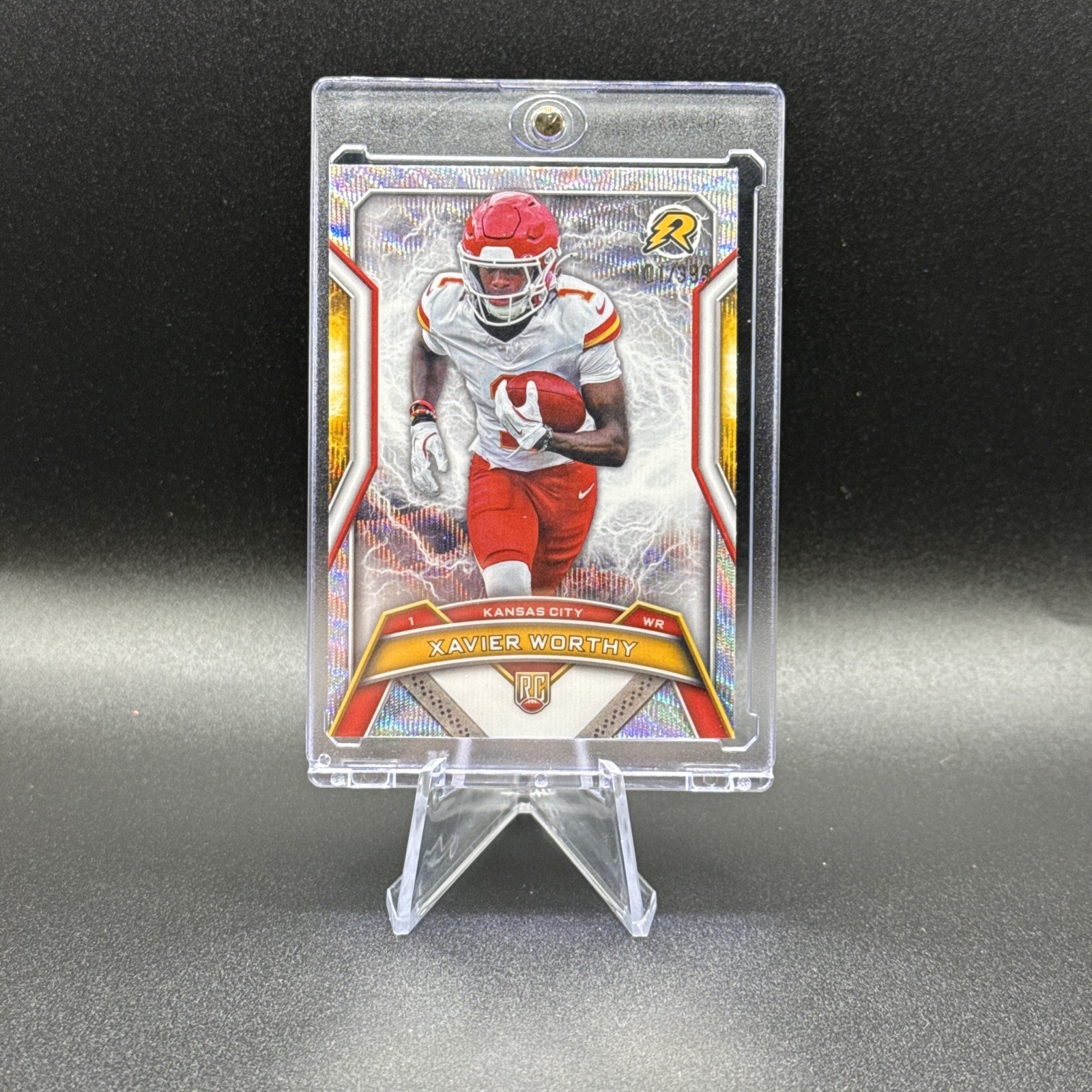 2024 Topps Resurgence - Rookies Xavier Worthy #143 Surge Refractor 352/399 (RC)