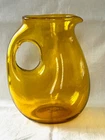 Vintage Blenko Glass Gold Pitcher #584