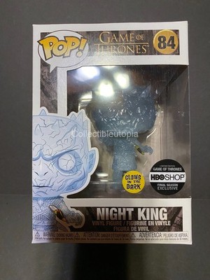 Funko POP HBO Game of Thrones Crystal Dark Night King w Dagger #84 Vinyl Figure