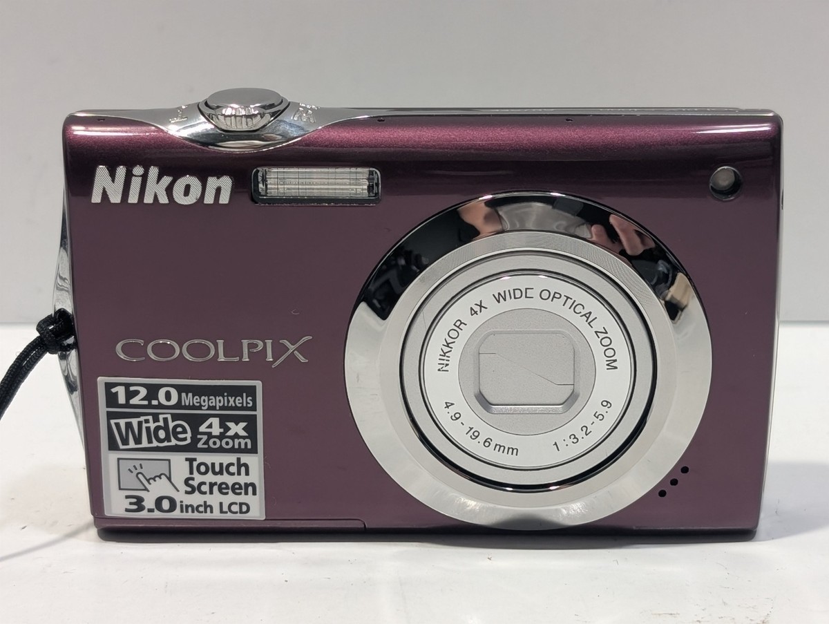 Nikon Coolpix S4000 12MP Digital Camera Plum Purple [LENS ERROR