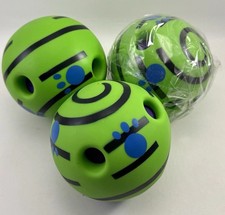 Lot 3 Wobble Wag Giggle Shake Me Dog Ball Toy New Doggie Doggie come out to Play
