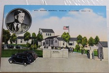 Oklahoma OK Claremore Will Rogers Memorial Museum Postcard Old Vintage Card View