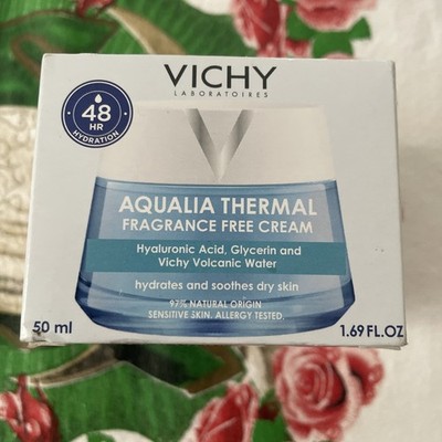 Vichy Aqualia Thermal FF Cream Moisturizer Hyaluronic Acid 1.69 EXP OG Form SEE