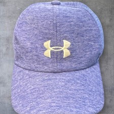 Under Armour Baseball Hat Youth OSFA Purple Heathered Adjustable Cap