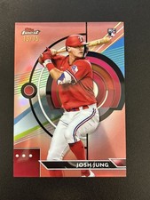 2023 JOSH JUNG TOPPS FINEST ROOKIE ROSE GOLD /75 RANGERS 🔥🔥