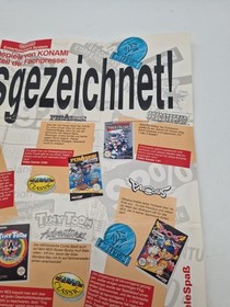 ⚡Nintendo Gameboy Konami Poster Werbung Flyer SNES NES Turtles Castlevania rar ⚡