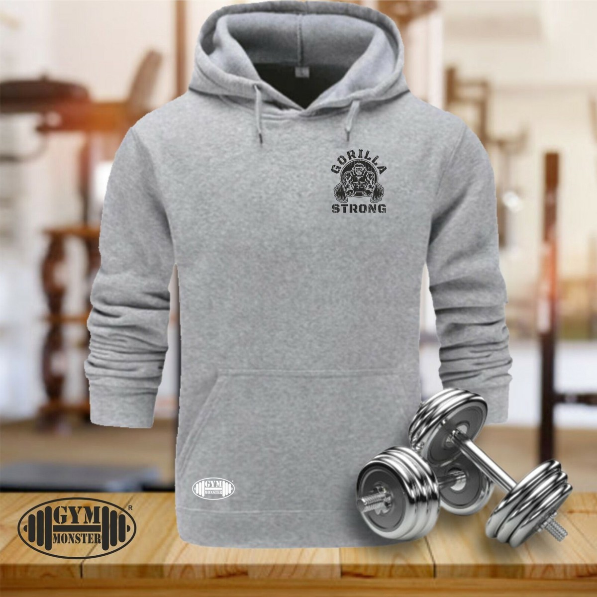 Gym Bodybuilding Pulli ALMAJARA Men Women's Mr Olympia Fitness