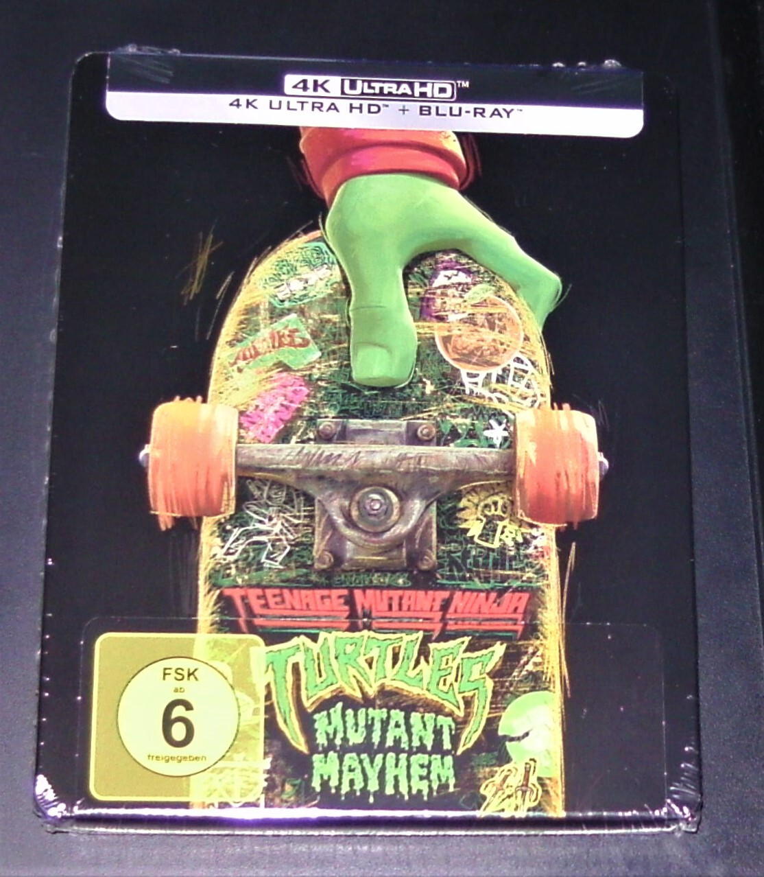 Teenage Mutant Ninja Turtles Mutant Mayhem 4K Blu Ray Limited Steelbook New