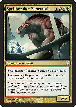 MTG Magic - Spellbreaker Behemoth - Commander 2013 Edition - Rare - NM