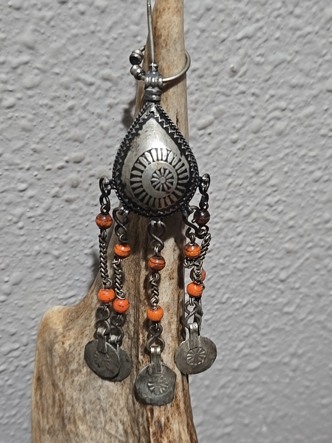 Antique Coin Silver Moroccan Berber Fibula (Brooc… - image 3