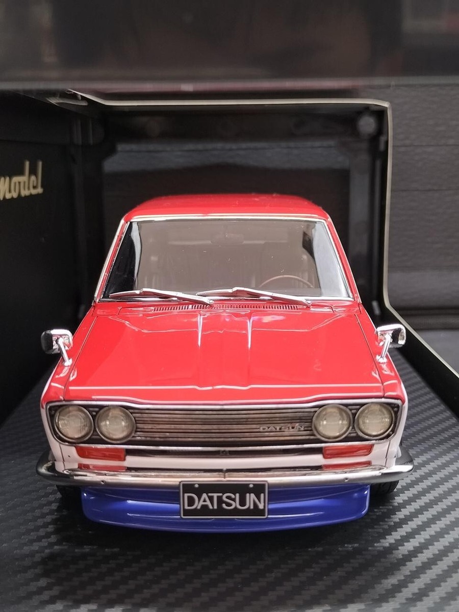 1:18 Datsun Bluebird (510) Wagon -- Red/White/Blue 1:18 Datsun Bluebird (510) Wagon -- Red/White/Blue