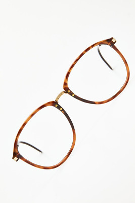 GALILEO EUR-2 56 Turtle/Gold Butterfly Frame Glasses Vintage 80s Unisex
