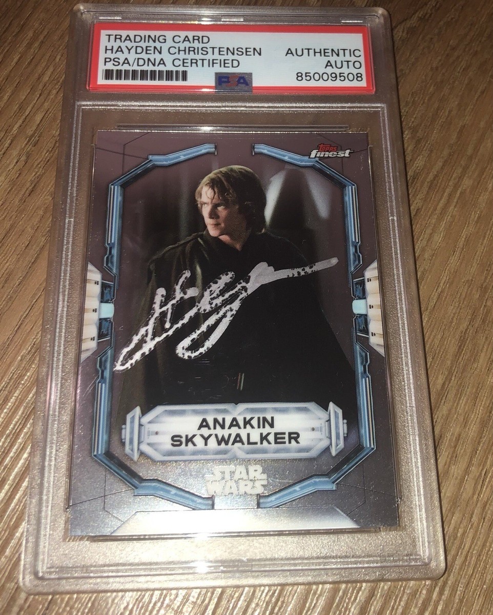 Hayden Christensen Signed 2022 Star Wars Topps Finest Anakin