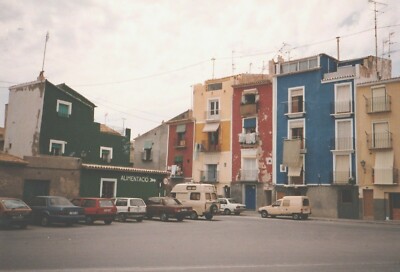 Picture of Homes and Cars in Villajoyosa Spain 1960s