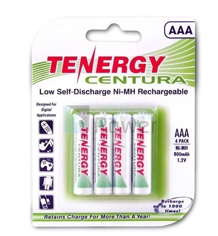 Pilas Recargables AAA Tenergy
