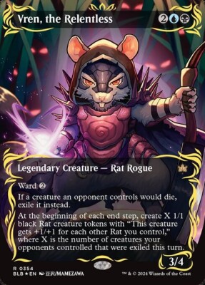 Vren, the Relentless ANIME RAISED FOIL #354 | BLC Bloomburrow Commander |  MTG | eBay