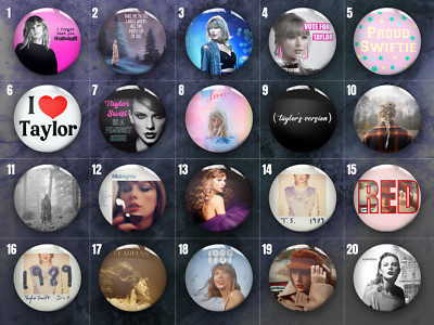 Taylor Swift Pin Anstecker | 32mm | Buttons | Swifite | Epochen | Fan | Geschenk | Tour