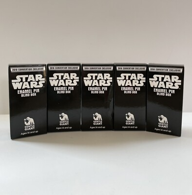 #ad #ad 2018 SDCC Gentle Giant Star Wars Enamel Pin Blind Box Exclusive Lot of 5 $65.00
