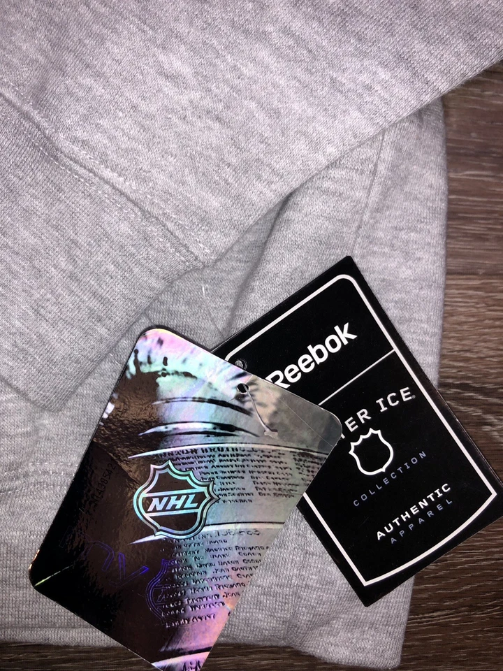 Youth Boys Reebok Center Ice Collection Dallas Stars Gray Sweatshirt Hoodie M - Image 3 of 4