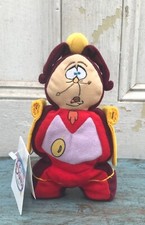 The Disney Store Cogsworth Bean Bag Plush Beauty and the Beast Clock Toy