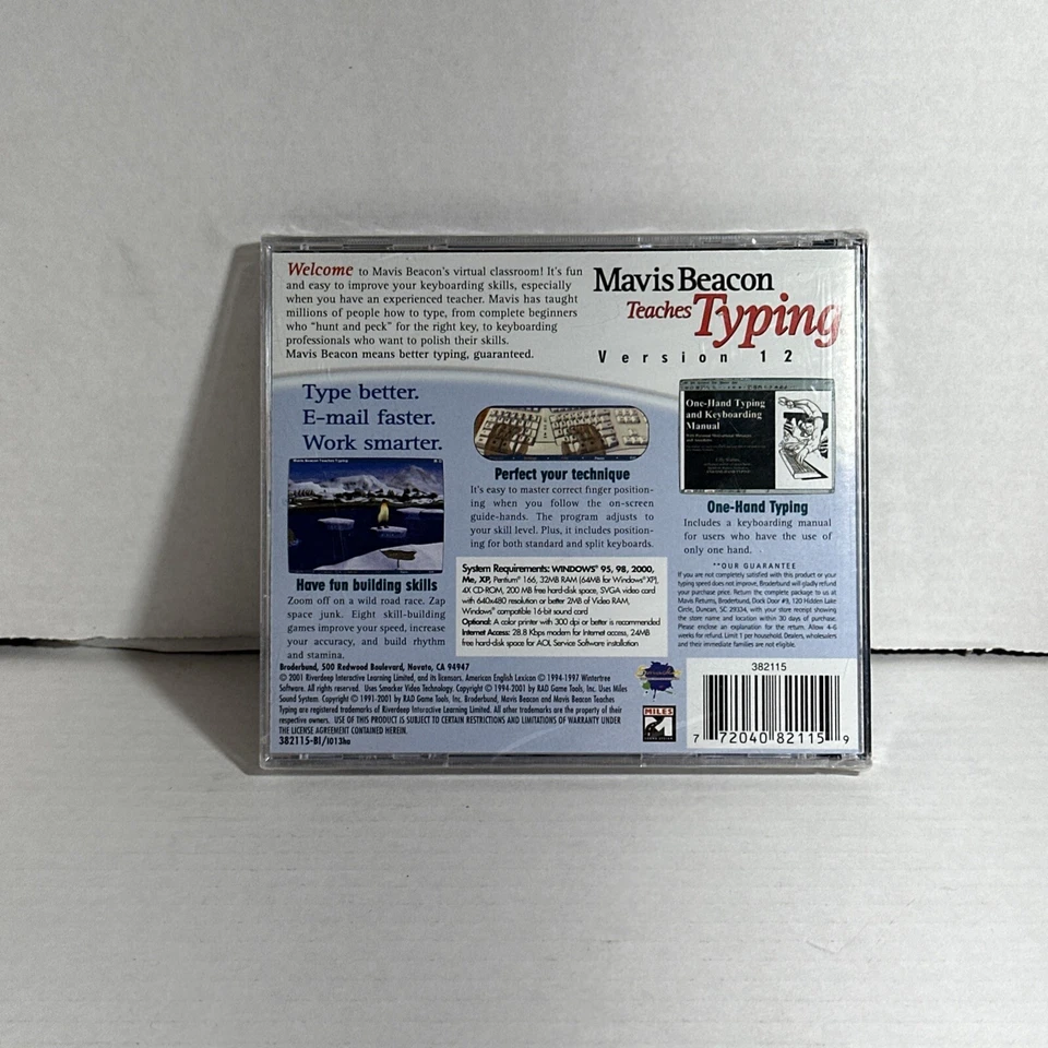 Mavis Beacon Teaches Typing Version 12 PC Software New Sealed NOS - Image 2 of 3