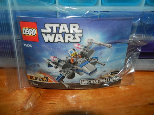 LEGO Star Wars 75125 MicroFighter Resistance X-Wing 100% Complete Booklet Minifg