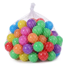 100PCS Ocean Pit Balls Baby Kids Colourful Plastic Balls Swim Bath Play Pool Toy