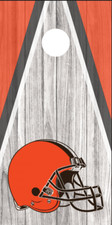 Cornhole Board Wraps Decals Vinyl Stickers Set of 2 - Cleveland Browns