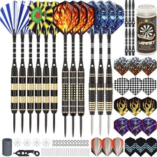 LANNEY Darts Metal Tip Set, Steel Tip Darts Set 20 Grams 24 Grams and 26 Grams