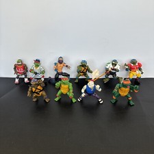 Mixed Lot Of 10 Vintage TMNT Ninja Turtle Action Figures 1980s  Early 90s NT8