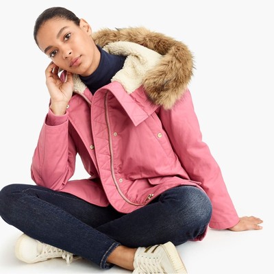 NEW J.CREW PERFECT WINTER PARKA WITH 
